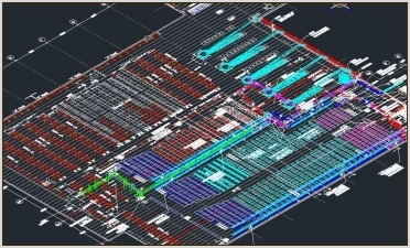 example of isometric material handling