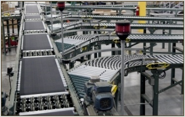 example of conveyor installation